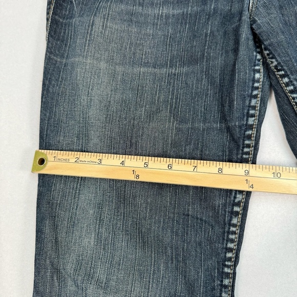 Silver Bootcut Flare Julia Jeans Womens Size 29X32 Dark Wash Mid Rise - Picture 12 of 14